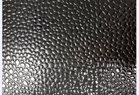 鹅卵石铝花纹板材应用